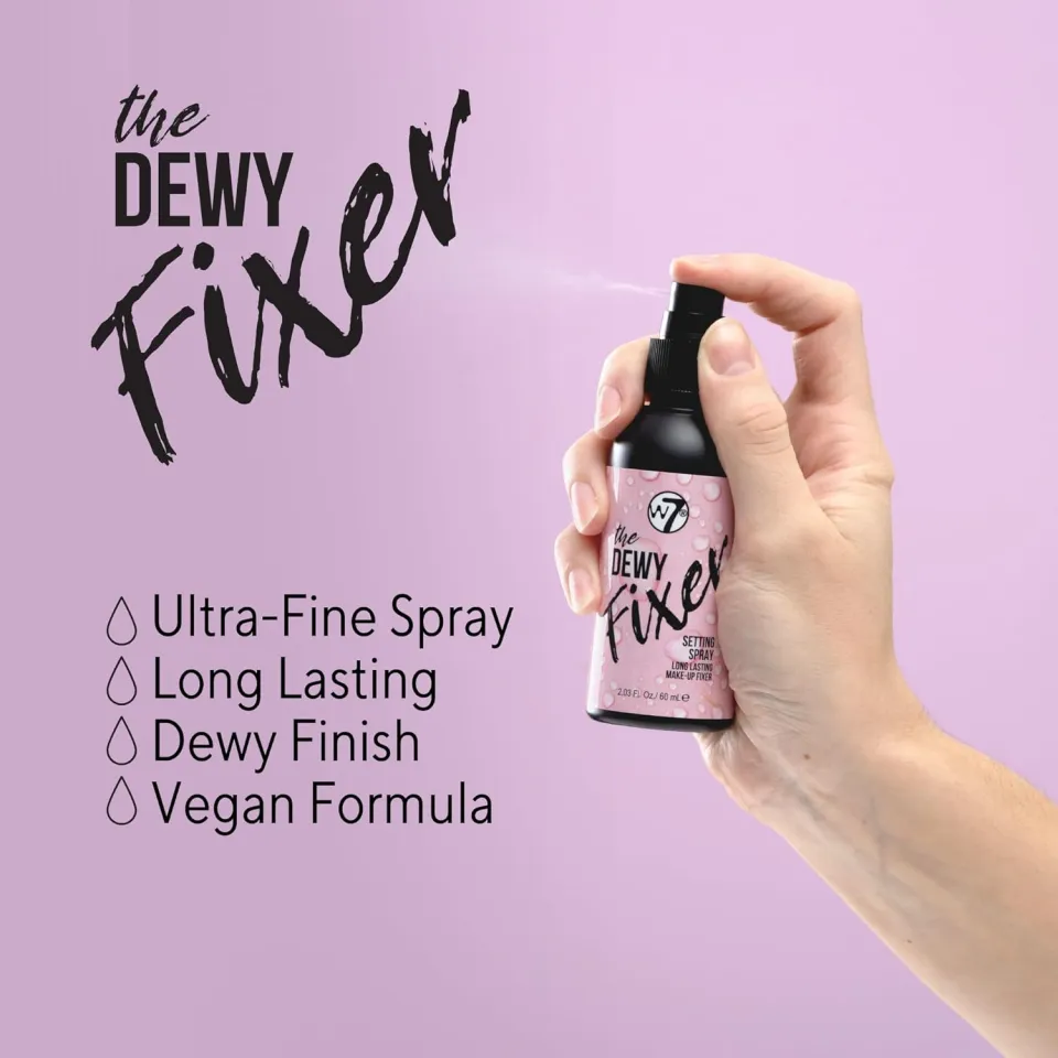 W7 The Dewy Fixer Setting Spray (60ml)