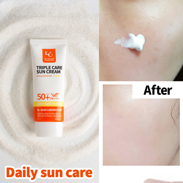 W. SKIN LABORATORY Triple Care Sun Cream SPF50+ PA+ 60g - Image 2