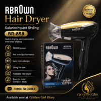 RBrown BR-858 1800w Hair Dryer