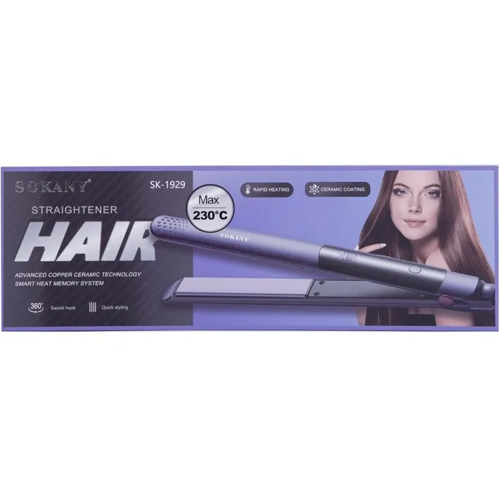 Sokany professional hair straightener SK-1929 - Image 2
