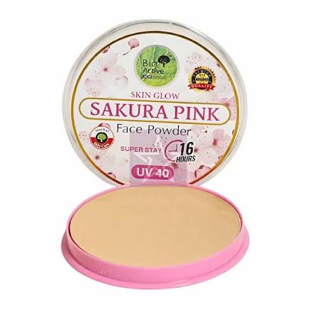 Sakura Pink Face Powder with UV40