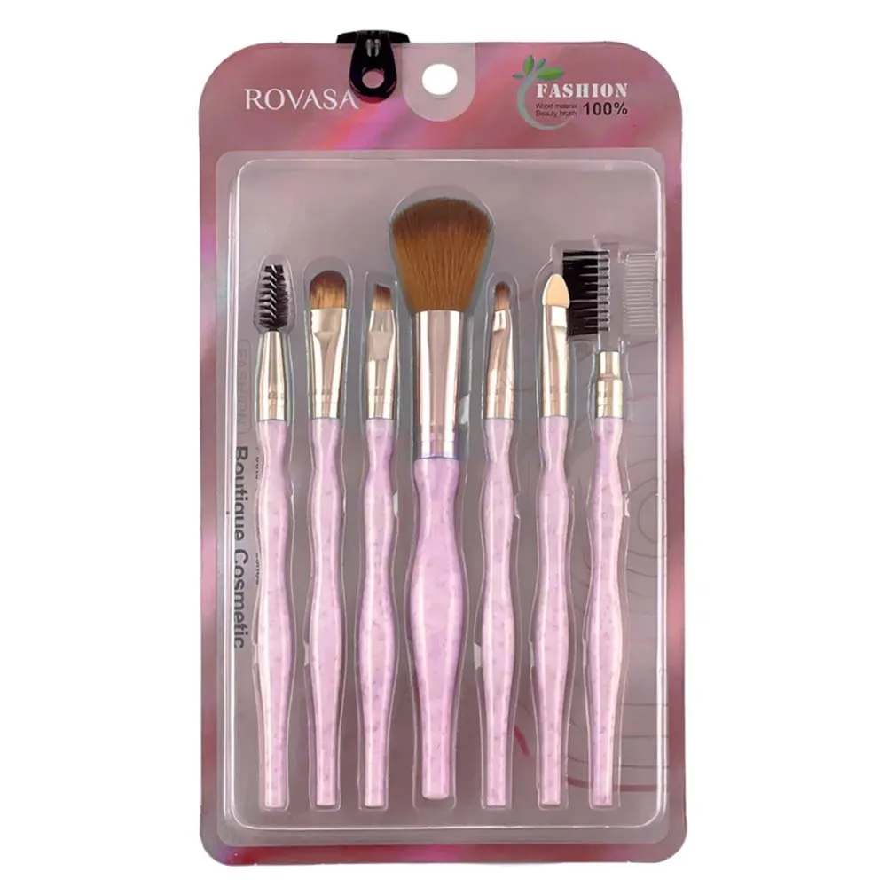 Rovasa Wooden Makeup Brushes Set