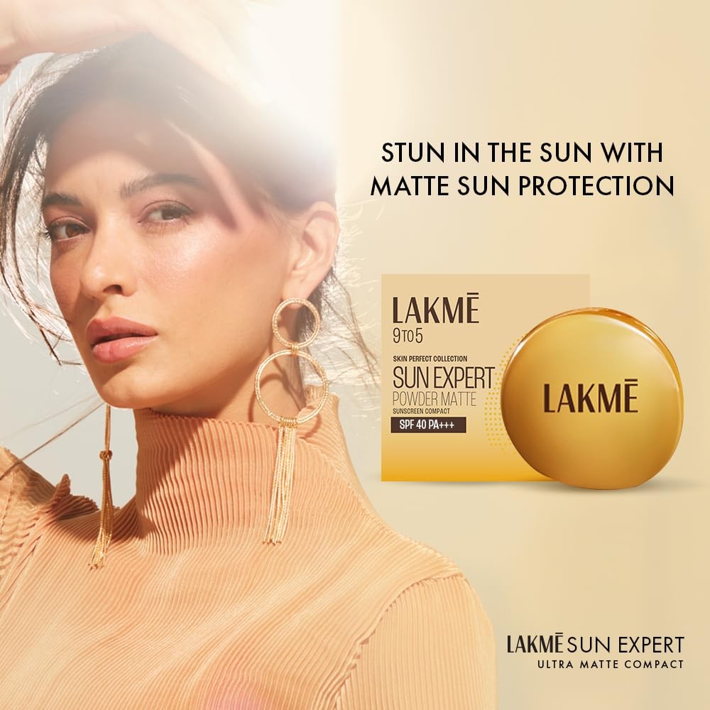 LAKME SUN EXPERT ULTRA MATTE COMPACT SPF 40 PA +++ UVA UVB - Face Powder