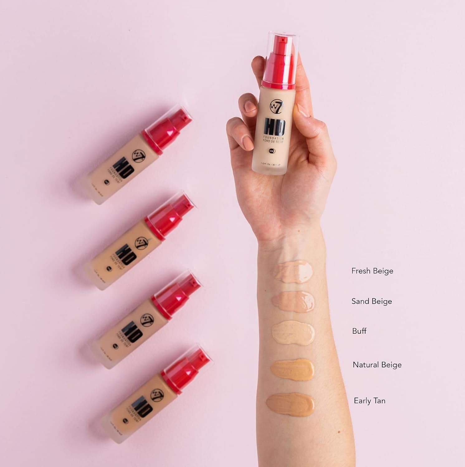 W7 12 Hour HD Foundation - Image 2