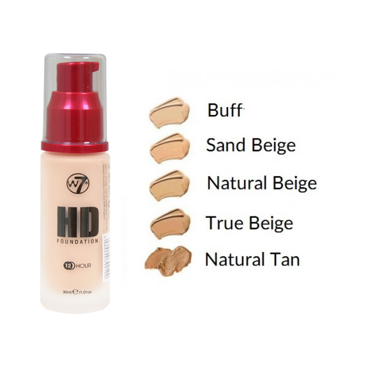 W7 12 Hour HD Foundation - Image 3