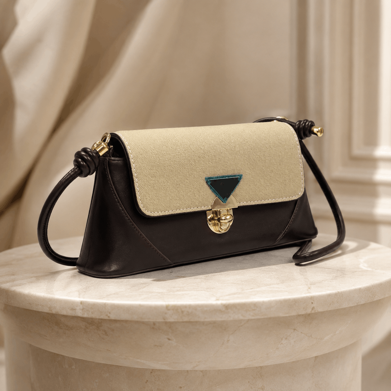 Flap Shoulder Bag - Image 3